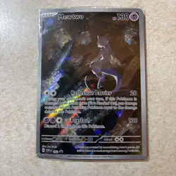 Pokemon Mewtwo SVP 052 Black Star Promo Scarlet and Violet Card - Image 2