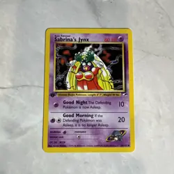 Pokemon Gym Heroes 59/132 Sabrina's Jynx 1st Edition Pokemon Card - Image 1