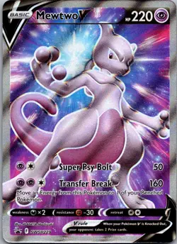Mewtwo V Promo SWSH: Sword & Shield Promo Cards SWSH229 NM - Image 1