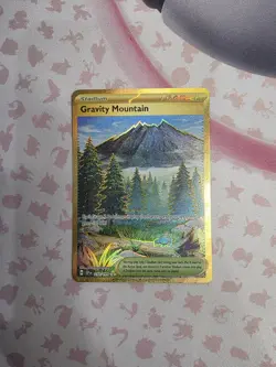 Gravity Mountain Surging Sparks Holo Card SV08 NM Condition - Image 1