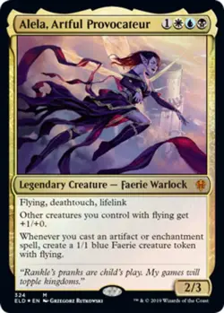 Alela, Artful Provocateur - Foil - Brawl Deck Exclusive NM, English MTG Throne O - Image 1