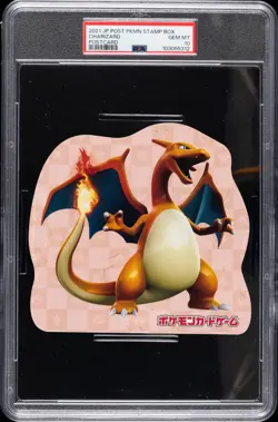2021 JPN POST POKEMON STAMP BOX POSTCARD CHARIZARD PSA 10 - Image 1
