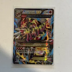Mega Primal Groudon EX Full Art 151/160 2015 Pokemon XY Primal Clash - Image 1