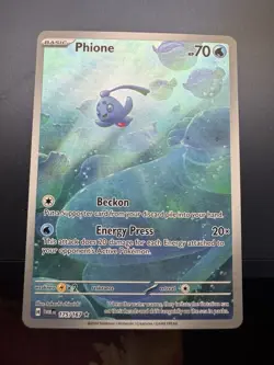 Pokemon TCG Phione Illustration Rare #175/167 SV: Twilight Masquerade - Image 1