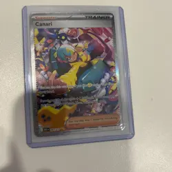Pokemon Canari 291/217 ASC Full Art Holo Rare Trainer-Supporter Pokemon TCG - Image 1