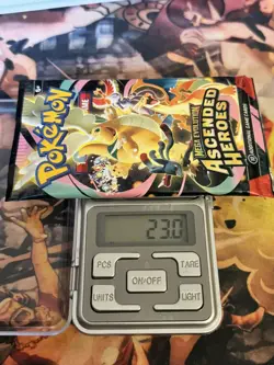 Pokemon TCG Mega Evolution Ascended Heroes Heavy 22.91g Sealed Booster Pack - Image 2