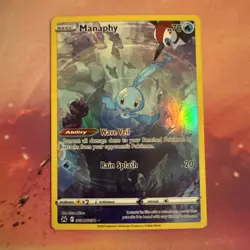 Manaphy GG06/GG70 Pokemon Crown Zenith Galarian Gallery Holo Rare Full Art NM - Image 1