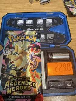 Pokemon Factory Sealed Ascended Heroes Heavy Booster Pack 22.90g - Image 1