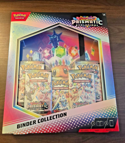 Pokemon TCG Scarlet & Violet Prismatic Evolutions Binder Collection – New & Seal - Image 1