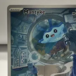 Pokemon TCG Paradox Rift Mantyke Illustration Rare 189/182 NM One Owner - Image 2
