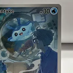 Pokemon TCG Paradox Rift Mantyke Illustration Rare 189/182 NM One Owner - Image 3
