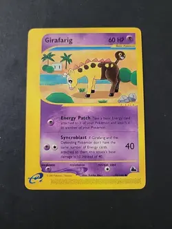 NM Pokemon Card - Girafarig Skyridge 58/144 Non Holo WOTC - Image 1