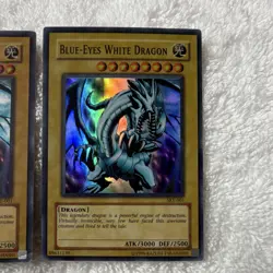 Blue-Eyes White Dragon (SKE-001) Holo Dragon Card Lot x2 Konami English - Image 3