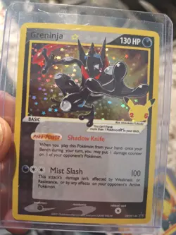 Greninja GOLD STAR CUSTOM Fan Art, DIY Custom Card, For Display Only - Image 1