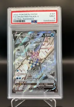 PSA 9 Origin Forme Palkia V Alt Art 167/189 Astral Radiance Pokemon MINT - Image 1