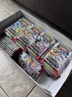 Pokemon TCG Prismatic Evolutions Booster Pack | Sealed | Random Artwork | 20 Lot - Image 1