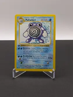 MP Pokemon 1st Edition Poliwhirl Uncommon - 38/102 1st Edition Base Set - Image 1