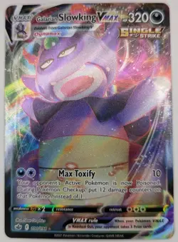 Galarian Slowking VMAX 100/198 Pokemon TCG SW&SH Chilling Reign Ultra Rare NM - Image 1
