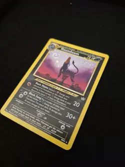 2001 Pokemon Neo Revelation Houndoom Holo Rare #8/64 - Image 2