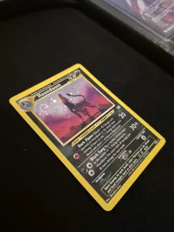 2001 Pokemon Neo Revelation Houndoom Holo Rare #8/64 - Image 3