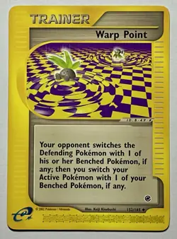 Warp Point 152/165 (LP) Common E Series: Expedition 2002 Pokemon Card - Image 1