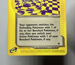 Warp Point 152/165 (LP) Common E Series: Expedition 2002 Pokemon Card - Image 4