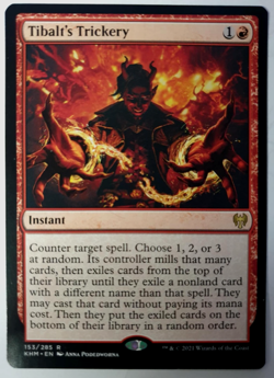 Tibalt's Trickery - Rare - MTG: Kaldheim - #153 NM - Image 1