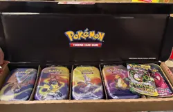 Pokemon TCG: Kanto Power Mini Tin 5-Pack Bundle Amazon Exclusive New & Sealed - Image 1