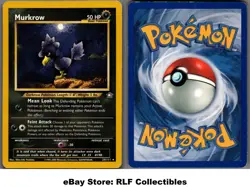 2000 Pokemon, Neo Genesis, #24/111 Murkrow, Rare (b) - Image 1
