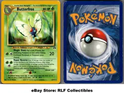 2002 Pokemon, Neo Discovery, #19/75 Butterfree, Rare - Image 1