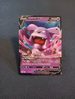 Pokemon TCG: Granbull V 057/172 - SWSH: Brilliant Stars - Ultra Rare NM - Image 1