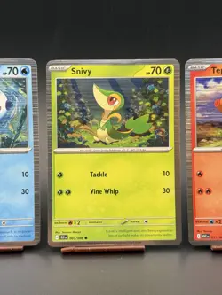 Snivy Tepig Oshawott - S&V: Black Bolt/White Flare POSTER PROMO SET Pokemon TCG - Image 3