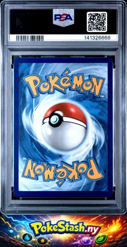 2025 Pokemon Meg En-Mega Evolution #128 Strange Timepiece Reverse Holo PSA 8 - Image 2