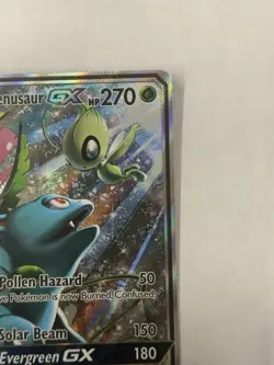 2019 POKEMON SM BLACK STAR PROMO SM167 FULL ART/CELEBI & VENUSAUR GX TAG TEAM NM - Image 4
