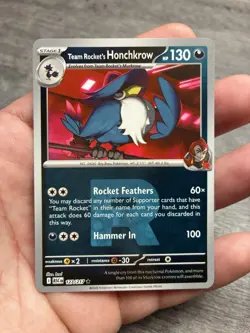 Team Rocket's Honchkrow (Team Rocket Rare) Ascended Heroes Pokemon TCG- 127/217 - Image 1