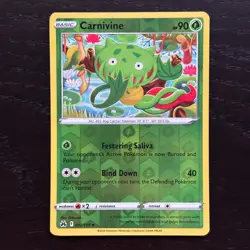Carnivine 012/159 Pokemon Crown Zenith Sword & Shield Reverse Holo Uncommon NM - Image 1