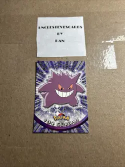 2000 Topps Pokemon TV Animation Series 2 Gengar Blue Logo #94 - Image 1