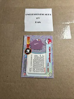 2000 Topps Pokemon TV Animation Series 2 Gengar Blue Logo #94 - Image 2