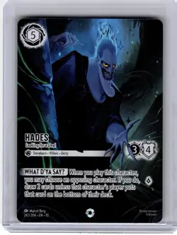 2025 Disney Lorcana TCG—Hades #242 Whispers in the Well— - Image 1