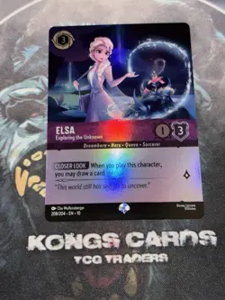 208/204 Elsa - Exploring the Unknown EPIC Disney Lorcana Set 10 - Image 1