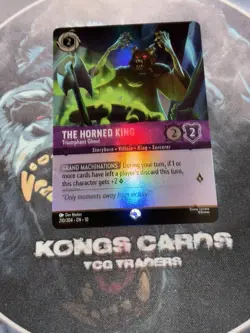 210/204 The Horned King - Triumphant Ghoul EPIC Disney Lorcana Set 10 - Image 1