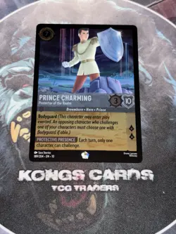 189/204 Prince Charming Protector of the Realm LEGENDARY FOIL Disney Lorcana - Image 1