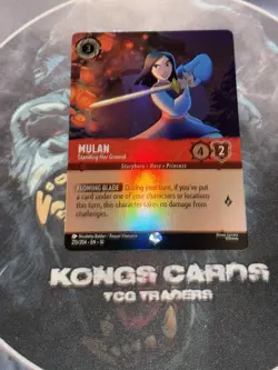 215/204 Mulan - Standing Her Ground EPIC Disney Lorcana Set 10 - Image 1