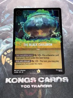 32/204 The Black Cauldron LEGENDARY FOIL Disney Lorcana Set 10 - Image 1