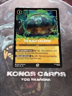 32/204 The Black Cauldron LEGENDARY NON FOIL Disney Lorcana Set 10 - Image 1