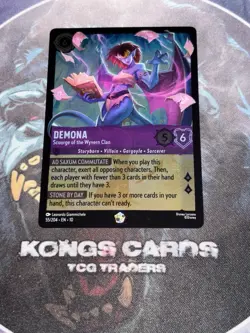 55/204 Demona - Scourge of the Wyvern LEGENDARY FOIL Disney Lorcana Set 10 - Image 1