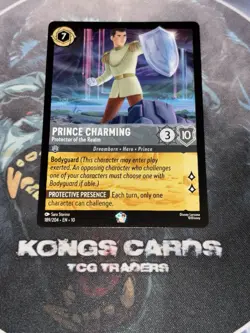 189/204 Prince Charming Protector of the Realm LEGENDARY NO FOIL Disney Lorcana - Image 1