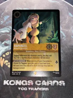 3/204 Rapunzel - Ready for Adventure LEGENDARY FOIL Disney Lorcana Set 10 - Image 1
