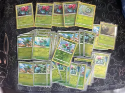 50 Bulbasaur Ivysaur Venusaur Pokemon Cards BUNDLE Holos Reverse Holo Rare LOT - Image 1