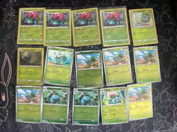 50 Bulbasaur Ivysaur Venusaur Pokemon Cards BUNDLE Holos Reverse Holo Rare LOT - Image 2